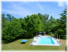 Stunning 10x5m Pool with Roman end steps overlooking the Vineyards of Duras