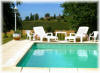 Stunning 10x5m Pool with Roman end steps overlooking the Vineyards of Duras